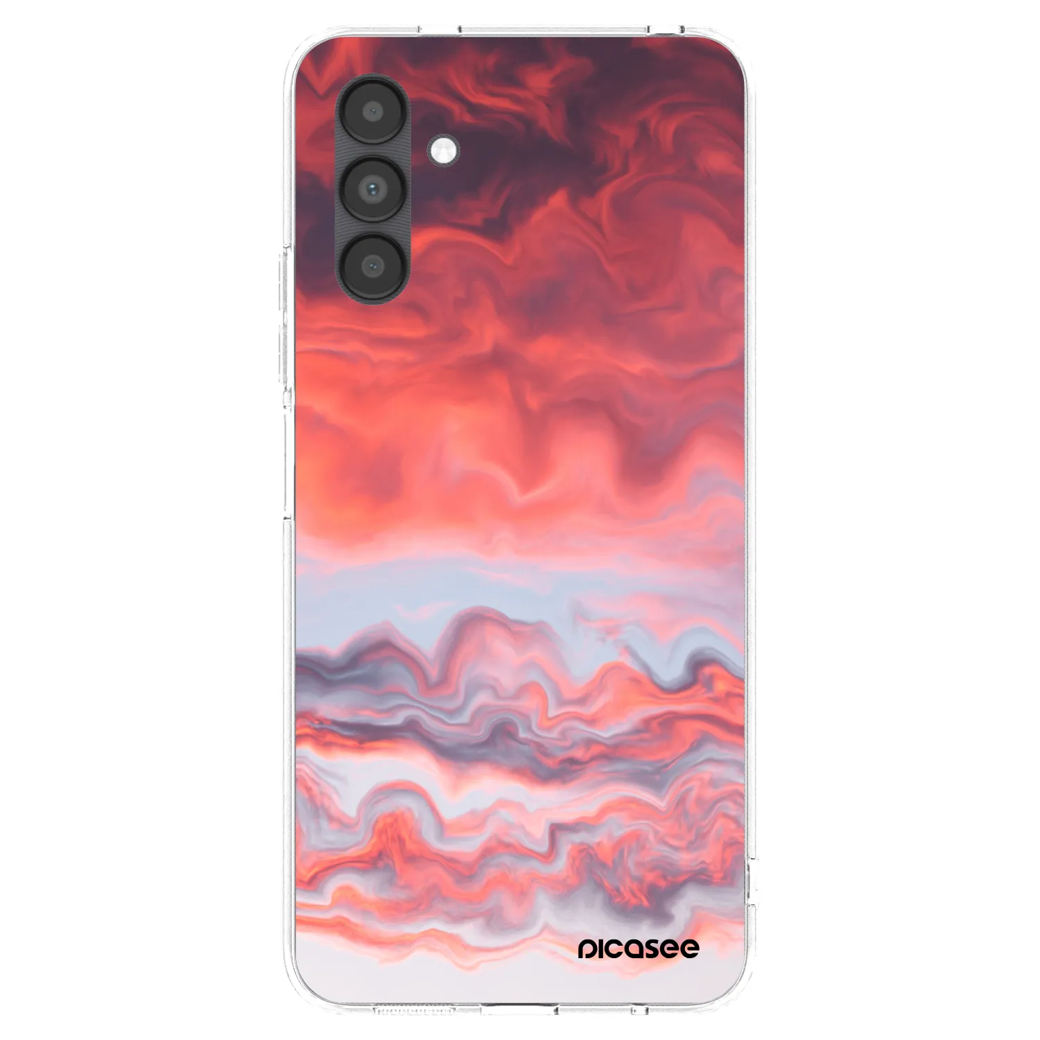 Picasee διαφανής θήκη σιλικόνης Samsung Galaxy A04s A047F - Sunset
