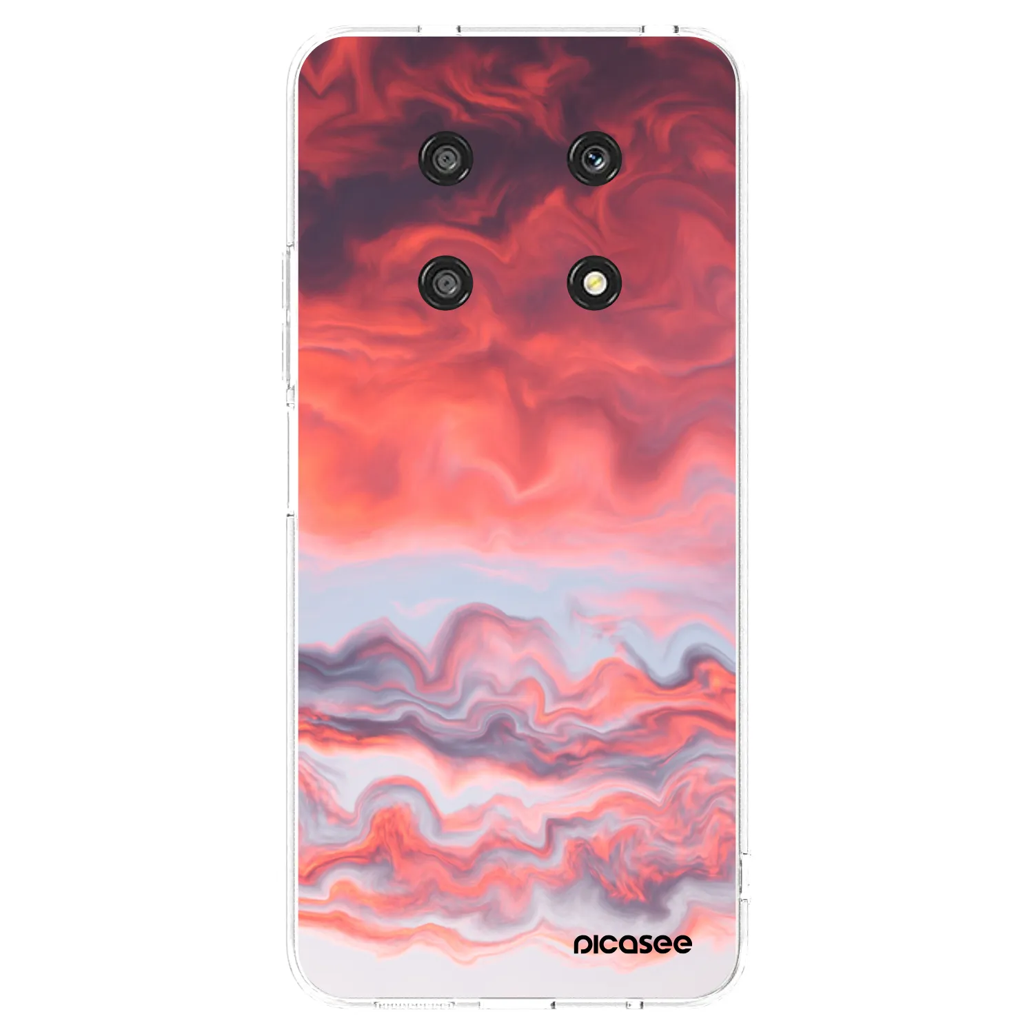Picasee διαφανής θήκη σιλικόνης Honor Magic4 Lite 5G - Sunset