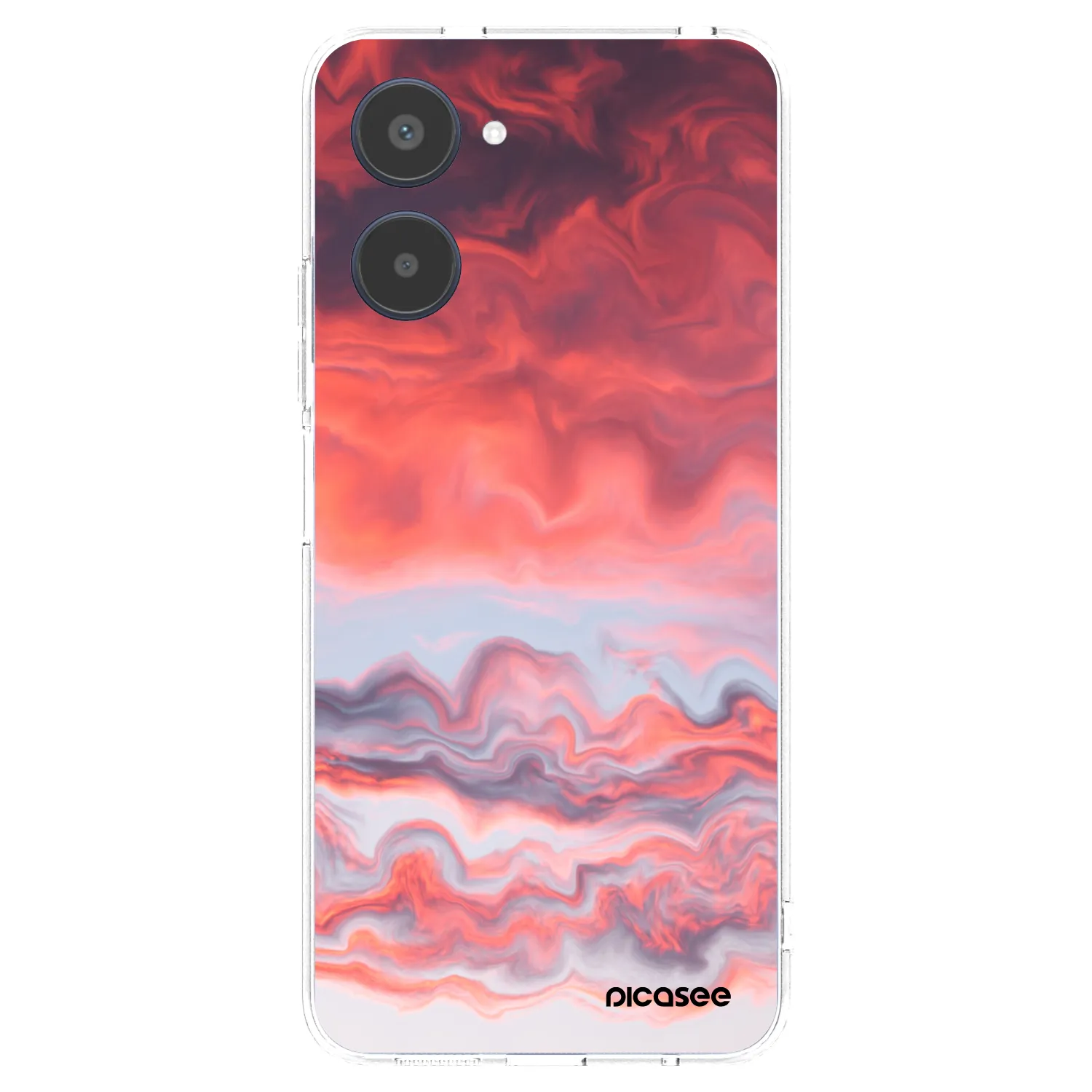 Picasee διαφανής θήκη σιλικόνης Realme 10 4G - Sunset