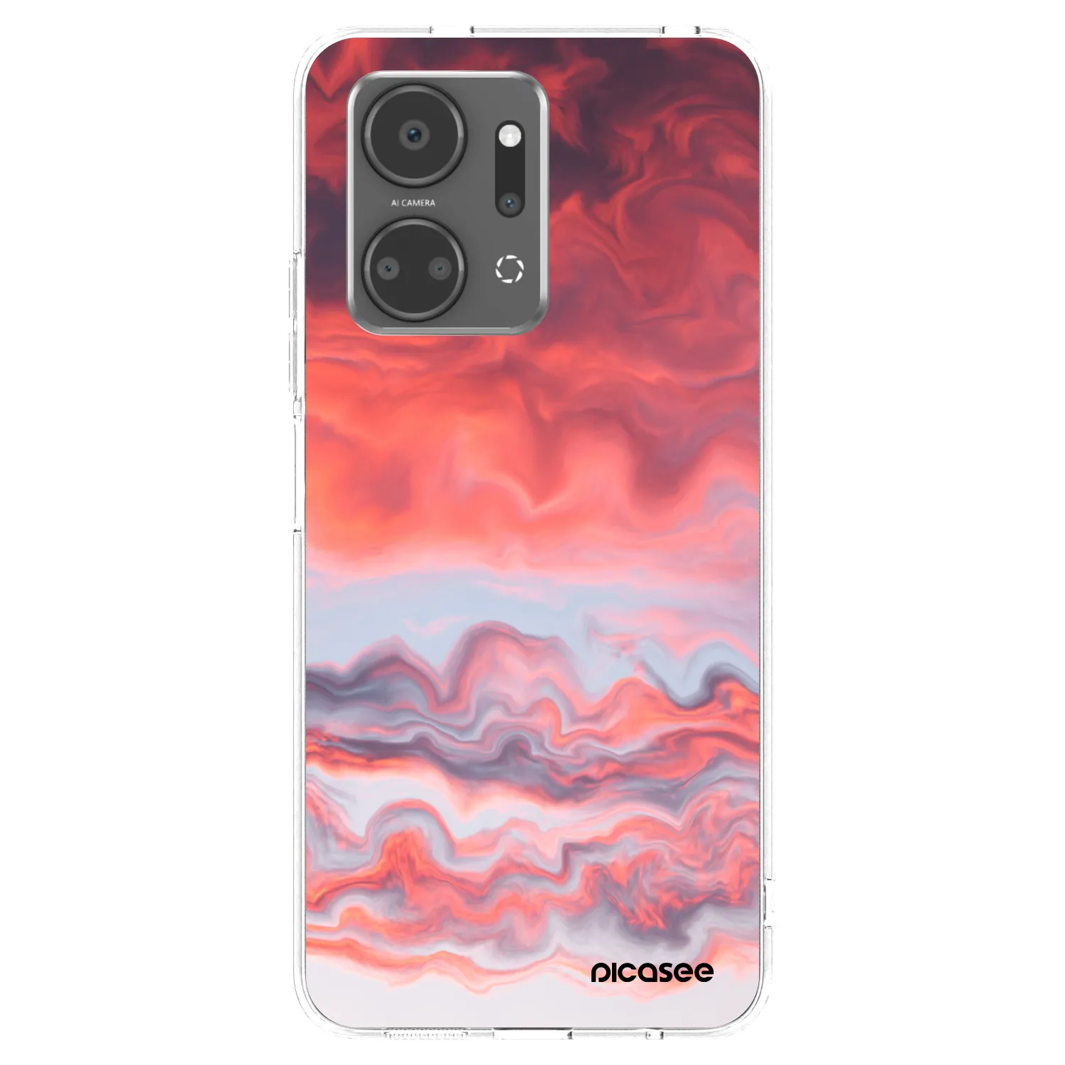 Picasee διαφανής θήκη σιλικόνης Honor X7a - Sunset