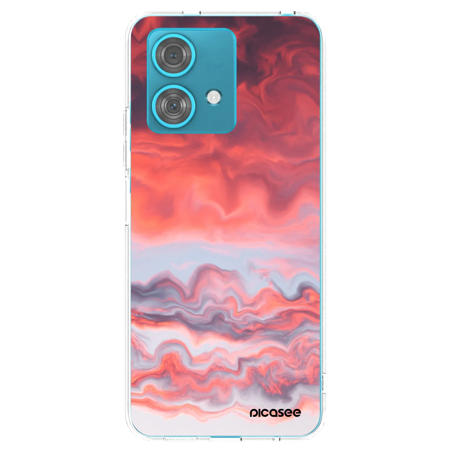 Picasee διαφανής θήκη σιλικόνης Motorola Edge 40 Neo - Sunset