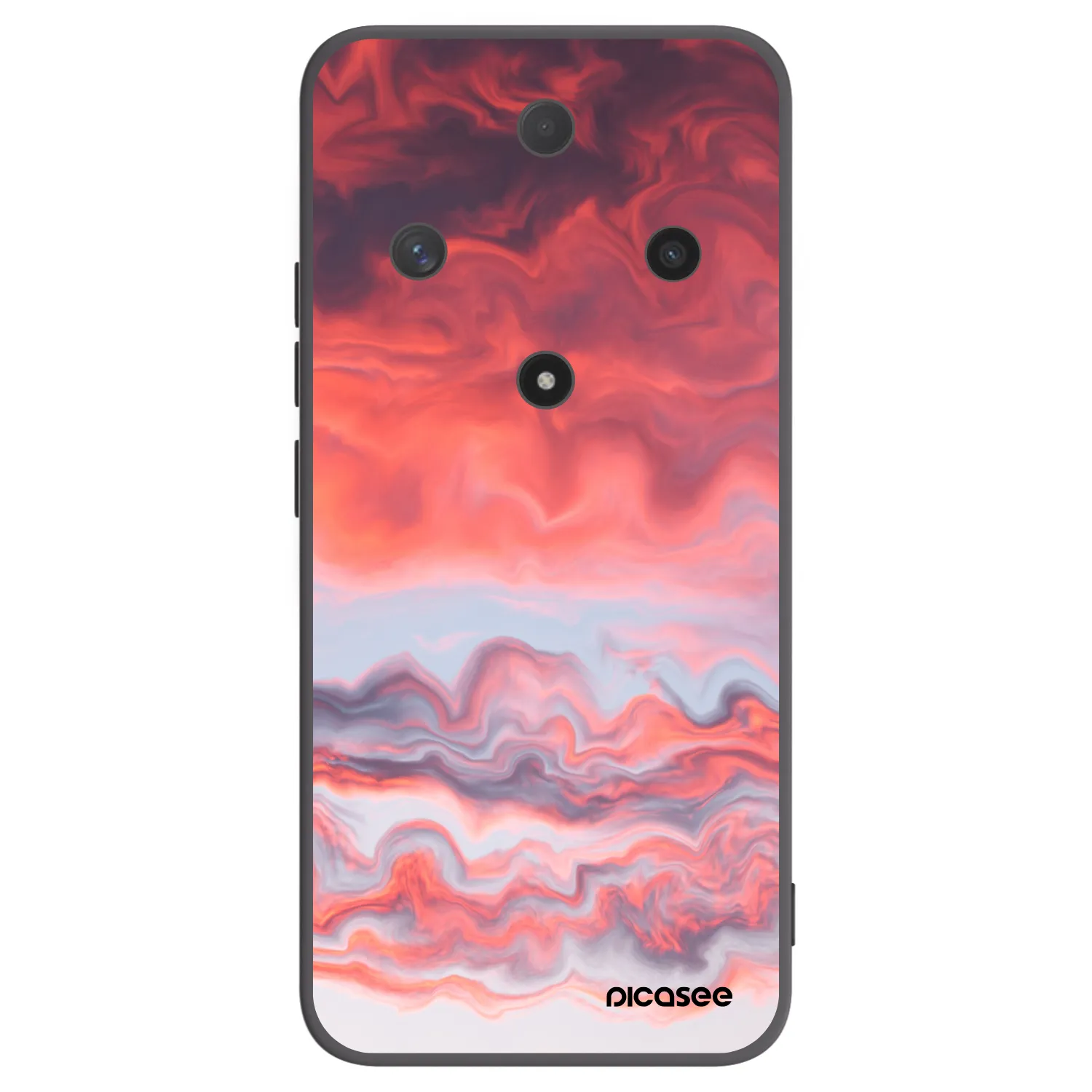 Picasee Μαύρη θήκη σιλικόνης για Honor Magic6 Lite 5G - Sunset
