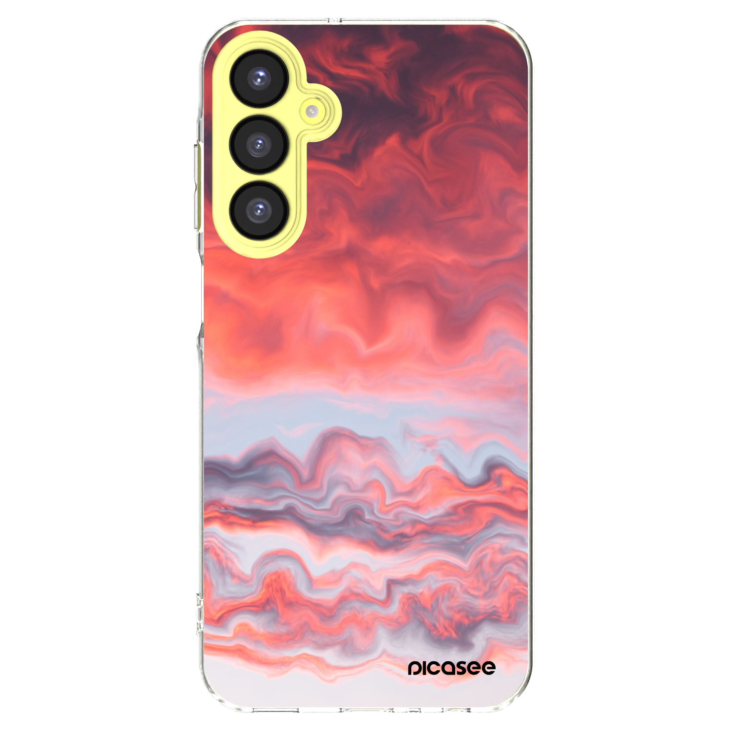 Picasee διαφανής θήκη σιλικόνης Samsung Galaxy A25 A256B 5G - Sunset