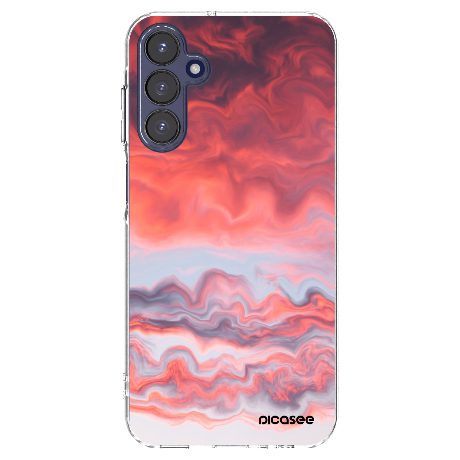 Picasee διαφανής θήκη σιλικόνης Samsung Galaxy A15 A155F 4G - Sunset