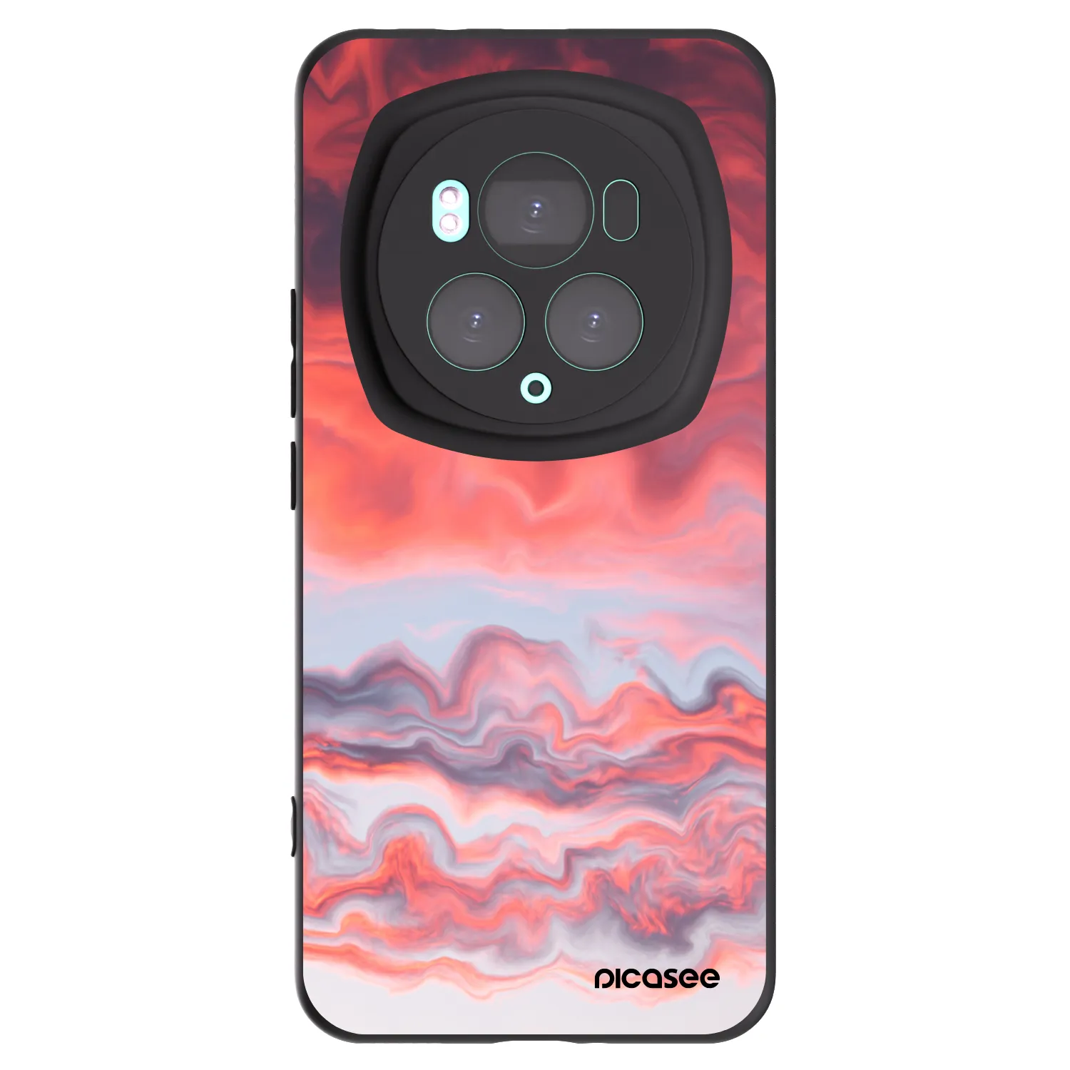 Picasee Μαύρη θήκη σιλικόνης για Honor Magic6 Pro - Sunset