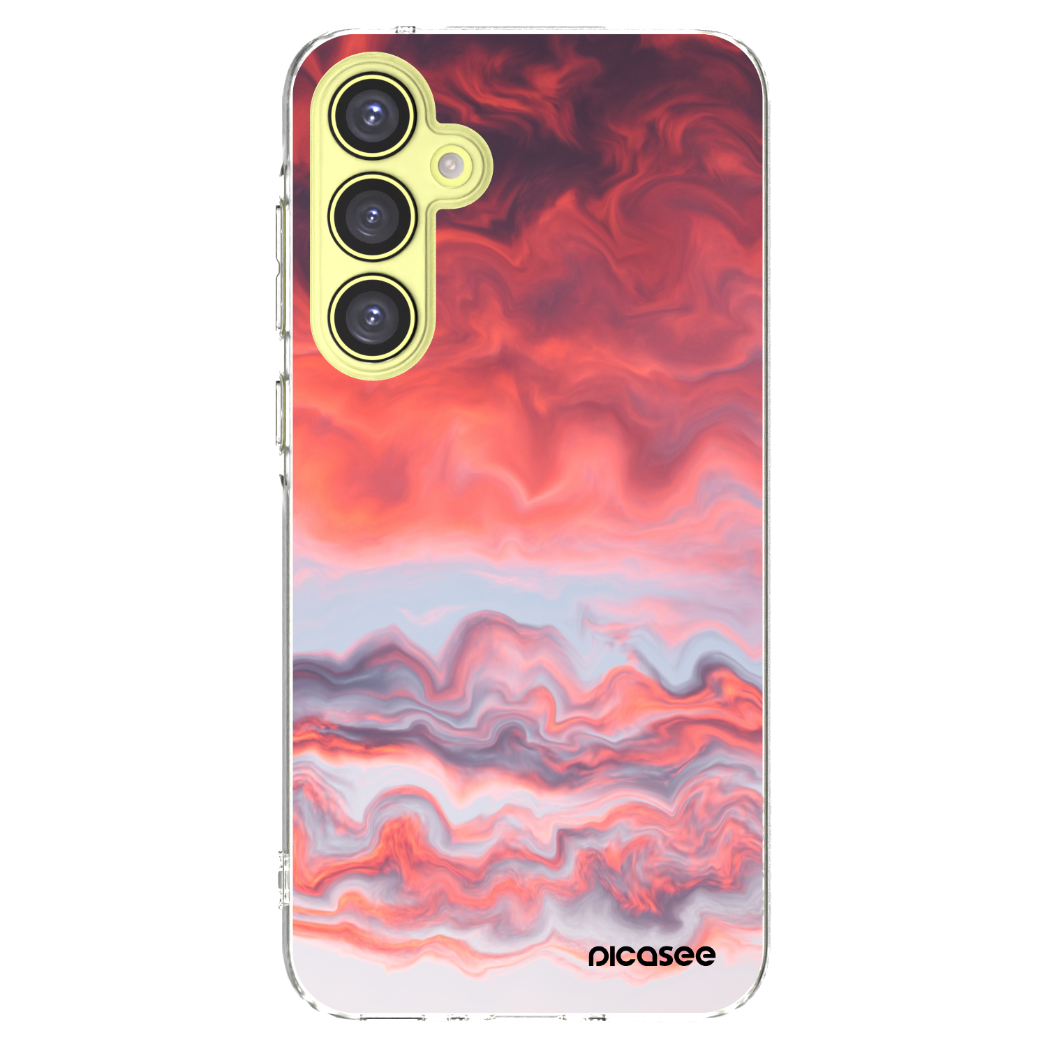 Picasee διαφανής θήκη σιλικόνης Samsung Galaxy A35 5G A356B - Sunset
