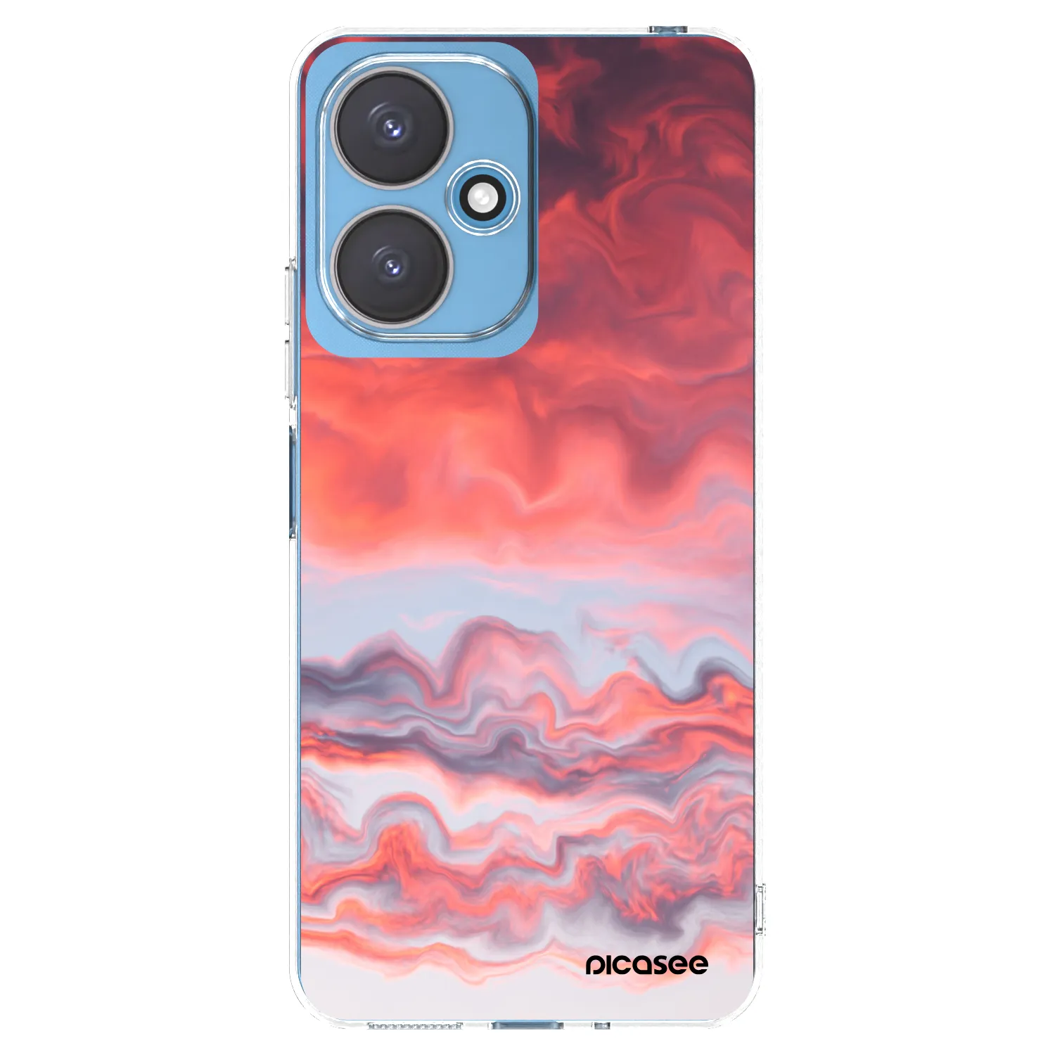 Picasee διαφανής θήκη σιλικόνης Xiaomi Redmi 13C 5G - Sunset