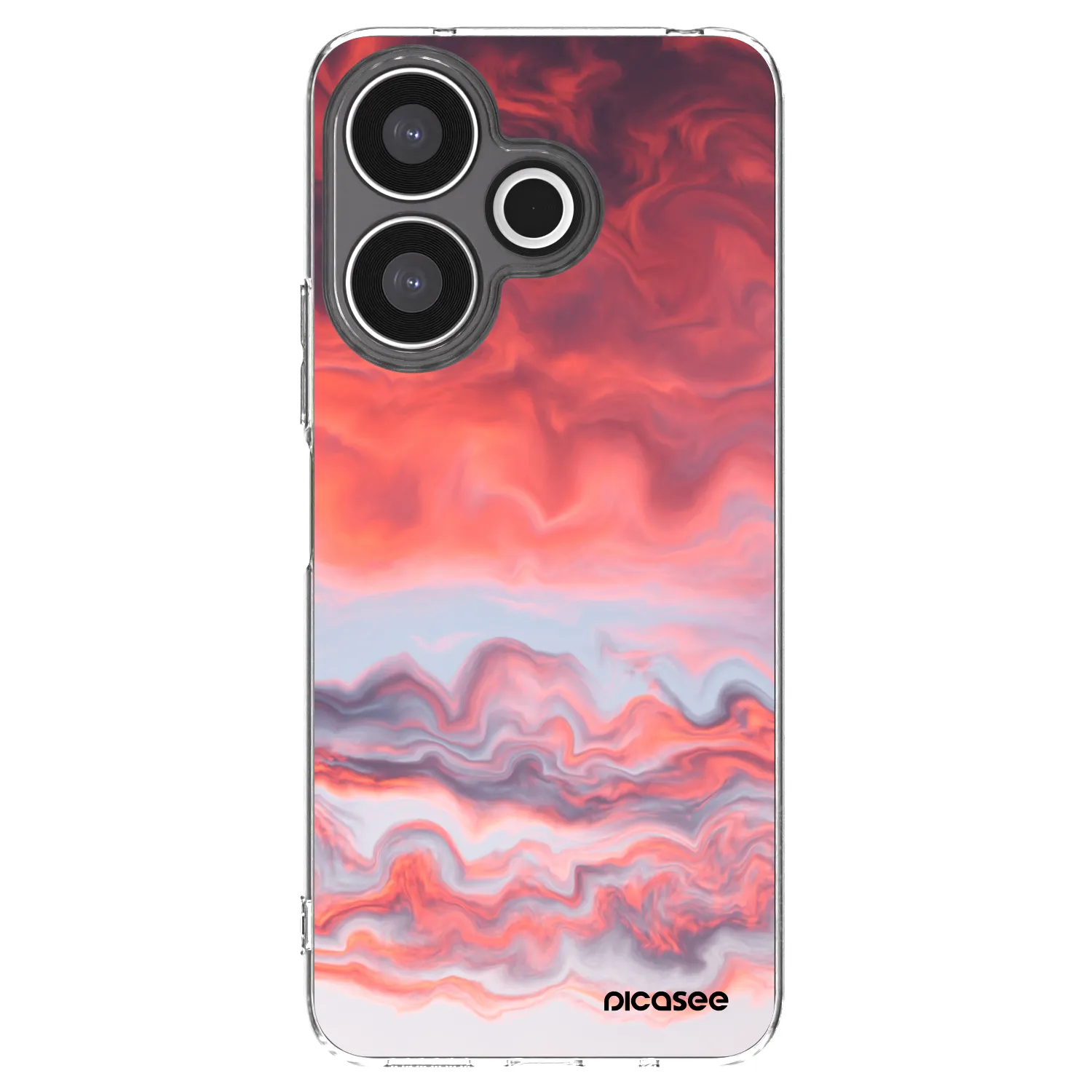 Picasee διαφανής θήκη σιλικόνης Xiaomi Redmi 13 4G - Sunset