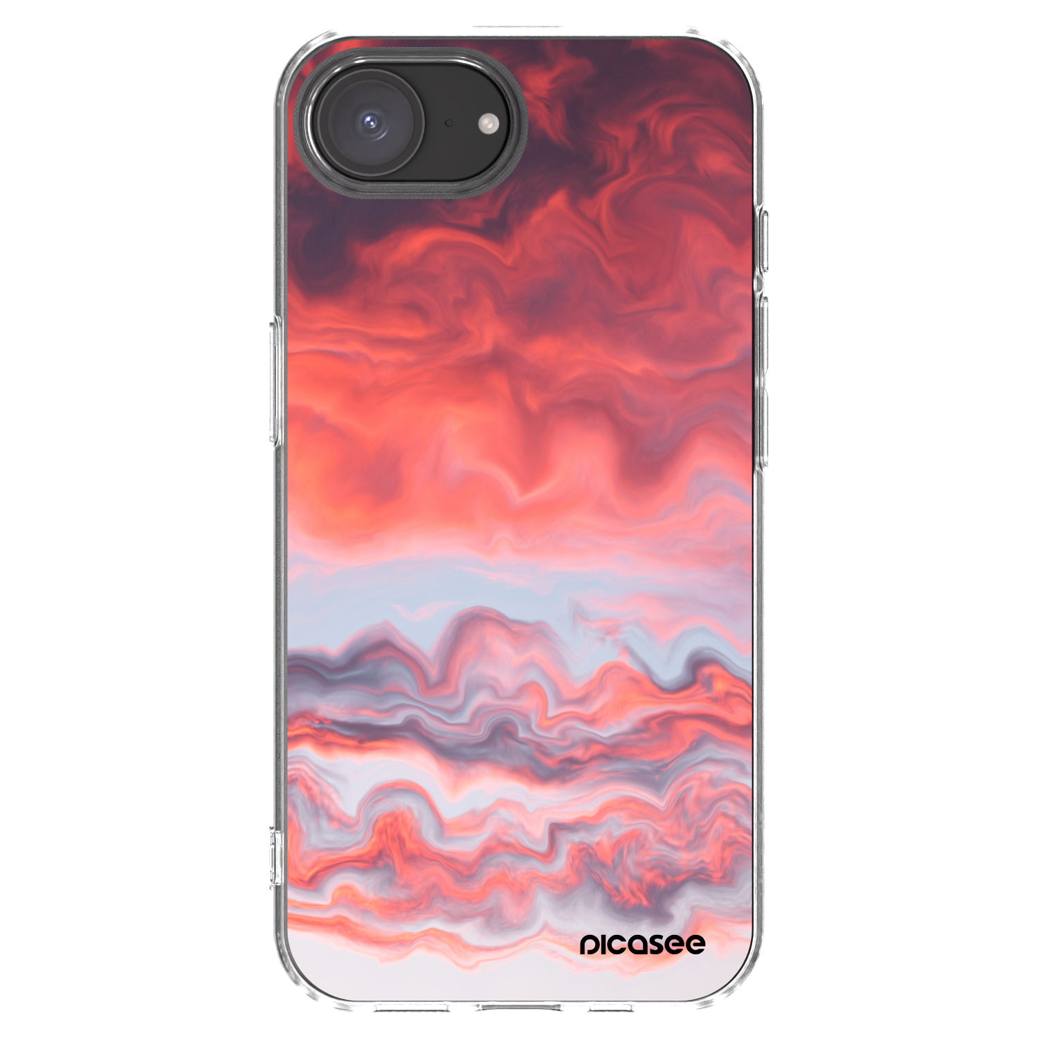 Picasee διαφανής θήκη σιλικόνης Apple iPhone 16e - Sunset