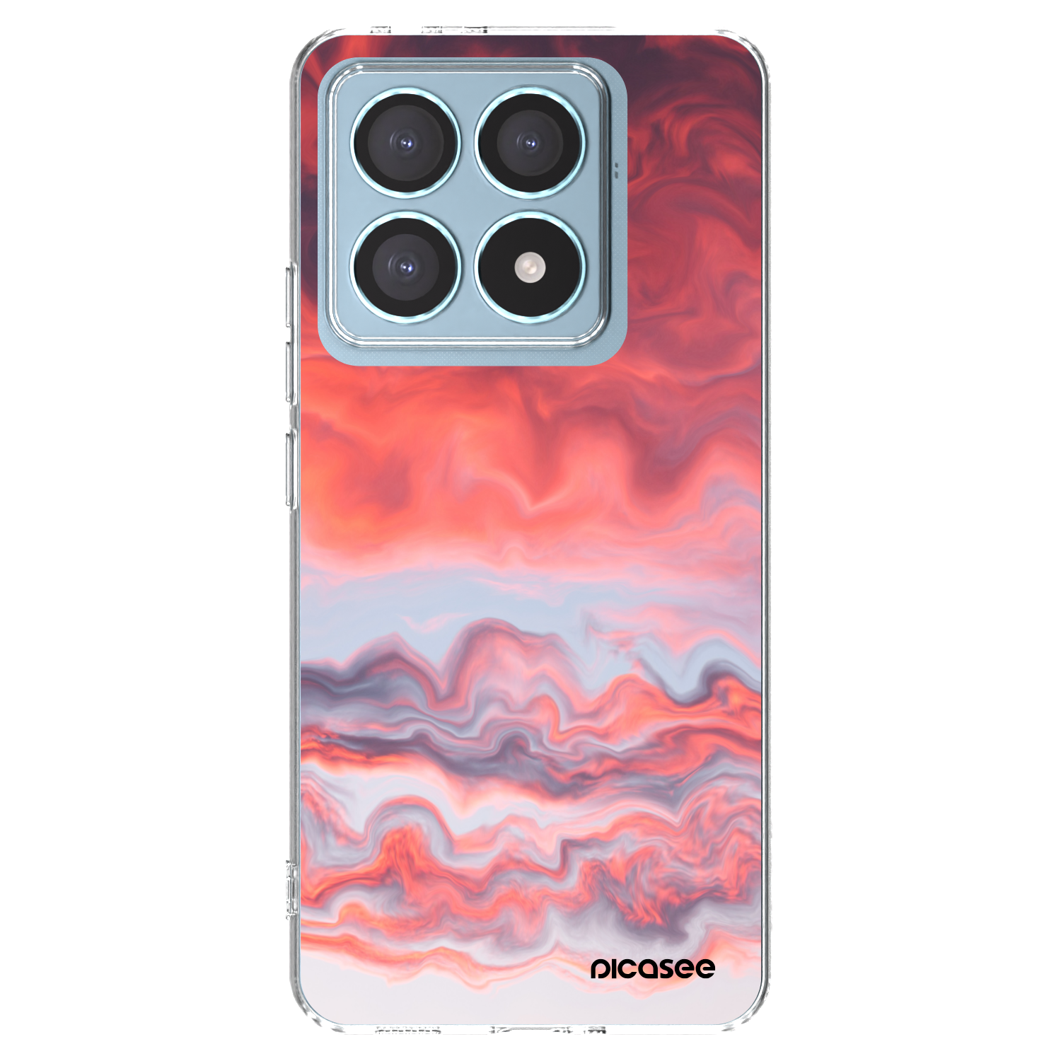 Picasee διαφανής θήκη σιλικόνης Xiaomi 14T Pro - Sunset
