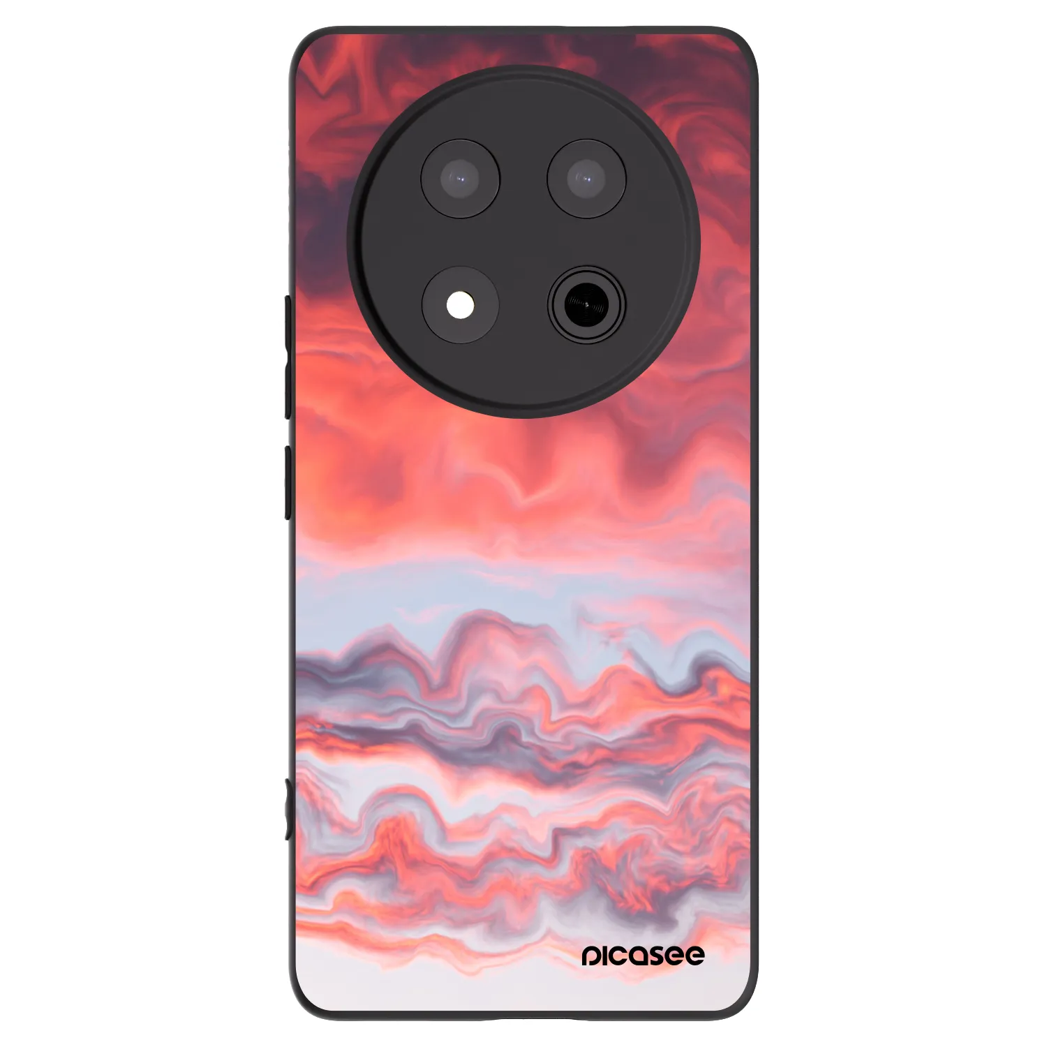 Picasee Μαύρη θήκη σιλικόνης για Honor Magic7 Lite 5G - Sunset