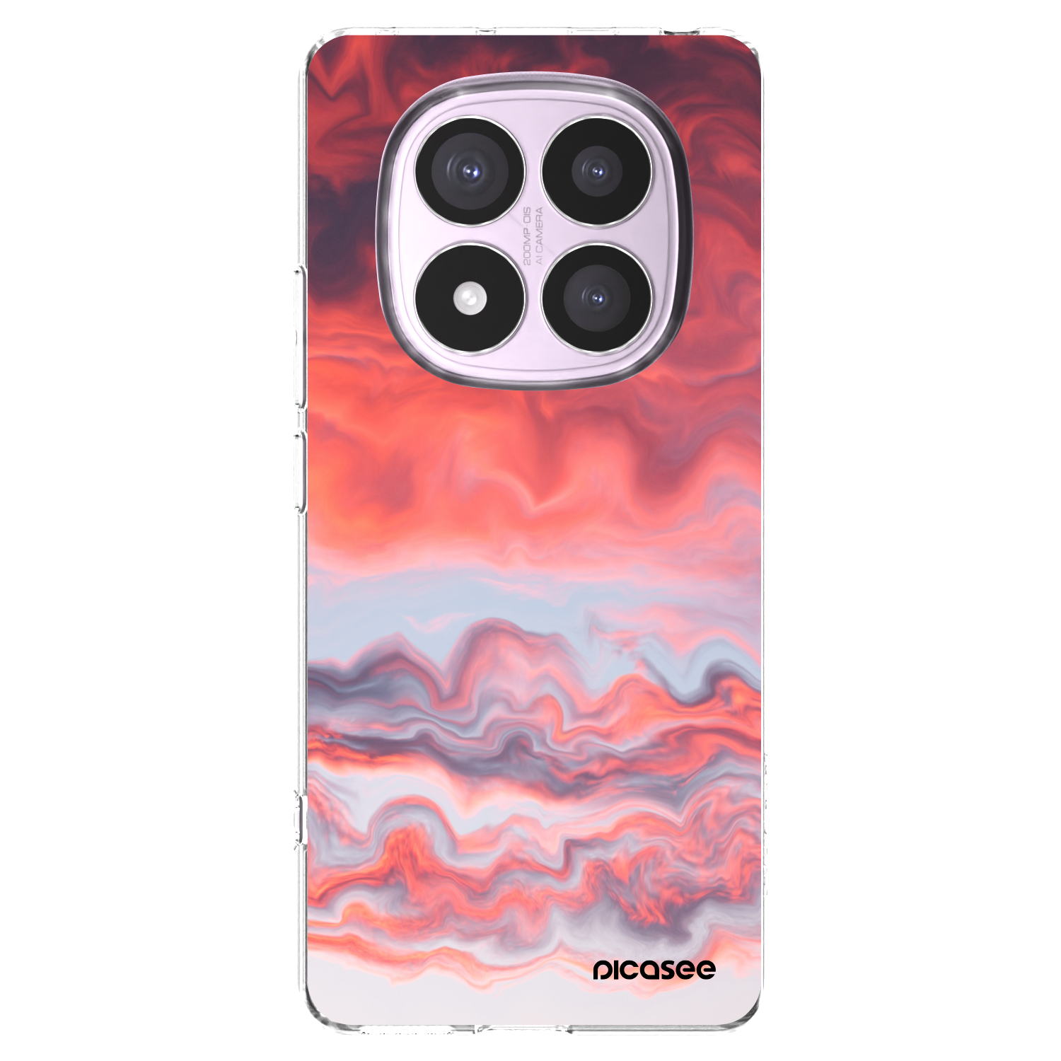 Picasee διαφανής θήκη σιλικόνης Xiaomi Redmi Note 14 Pro 4G - Sunset