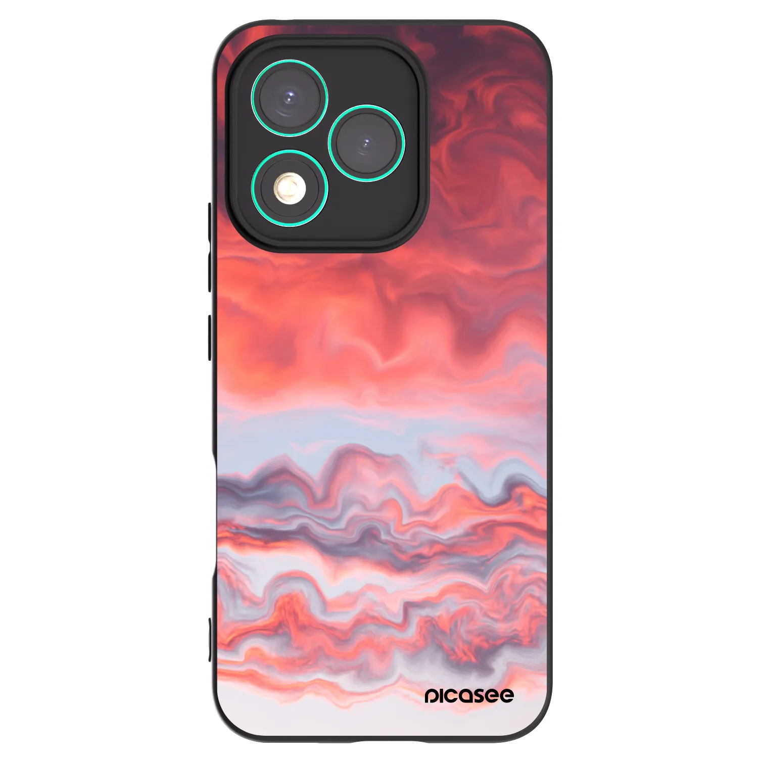 Picasee Μαύρη θήκη σιλικόνης για Honor 400 Lite 5G - Sunset