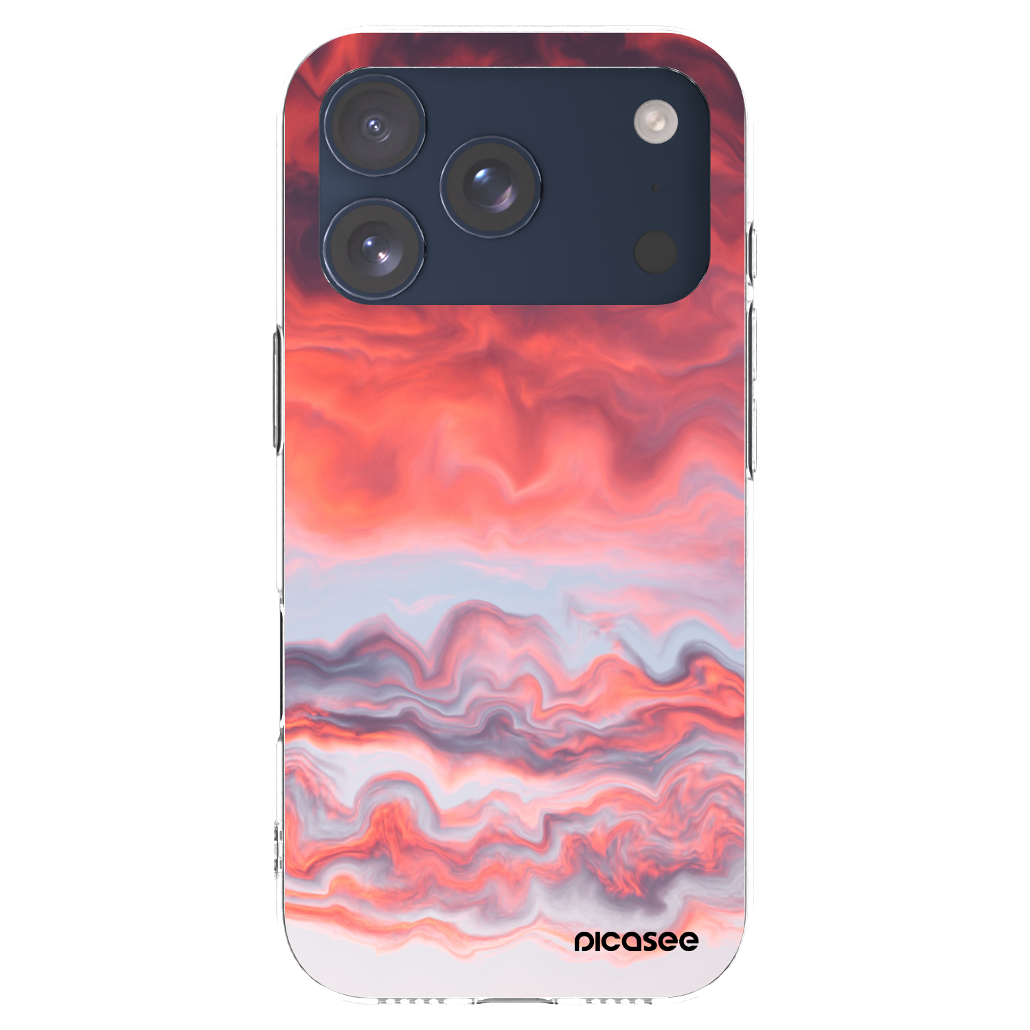 Picasee διαφανής θήκη σιλικόνης Apple iPhone 17 Pro - Sunset