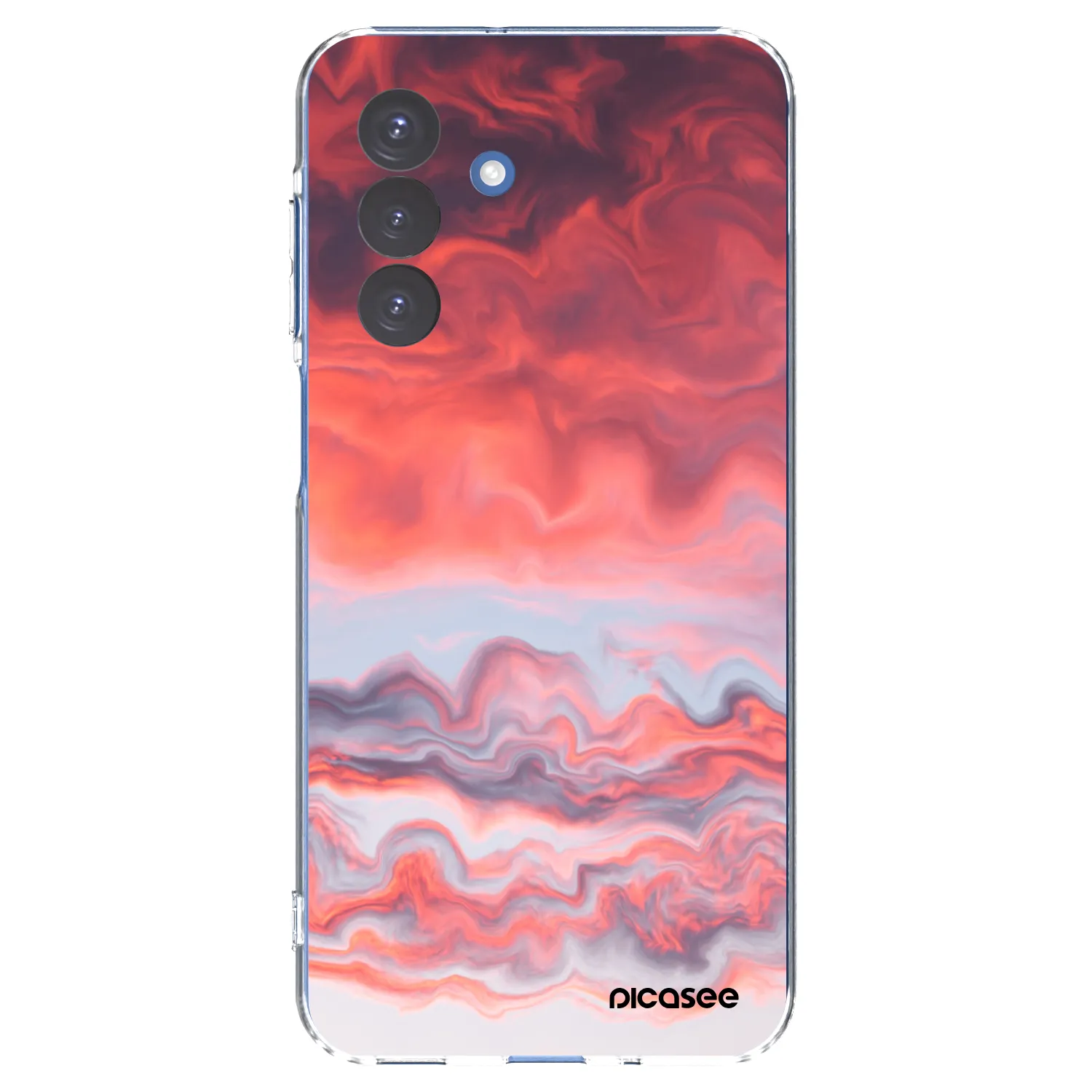Picasee διαφανής θήκη σιλικόνης Samsung Galaxy A17 5G - Sunset