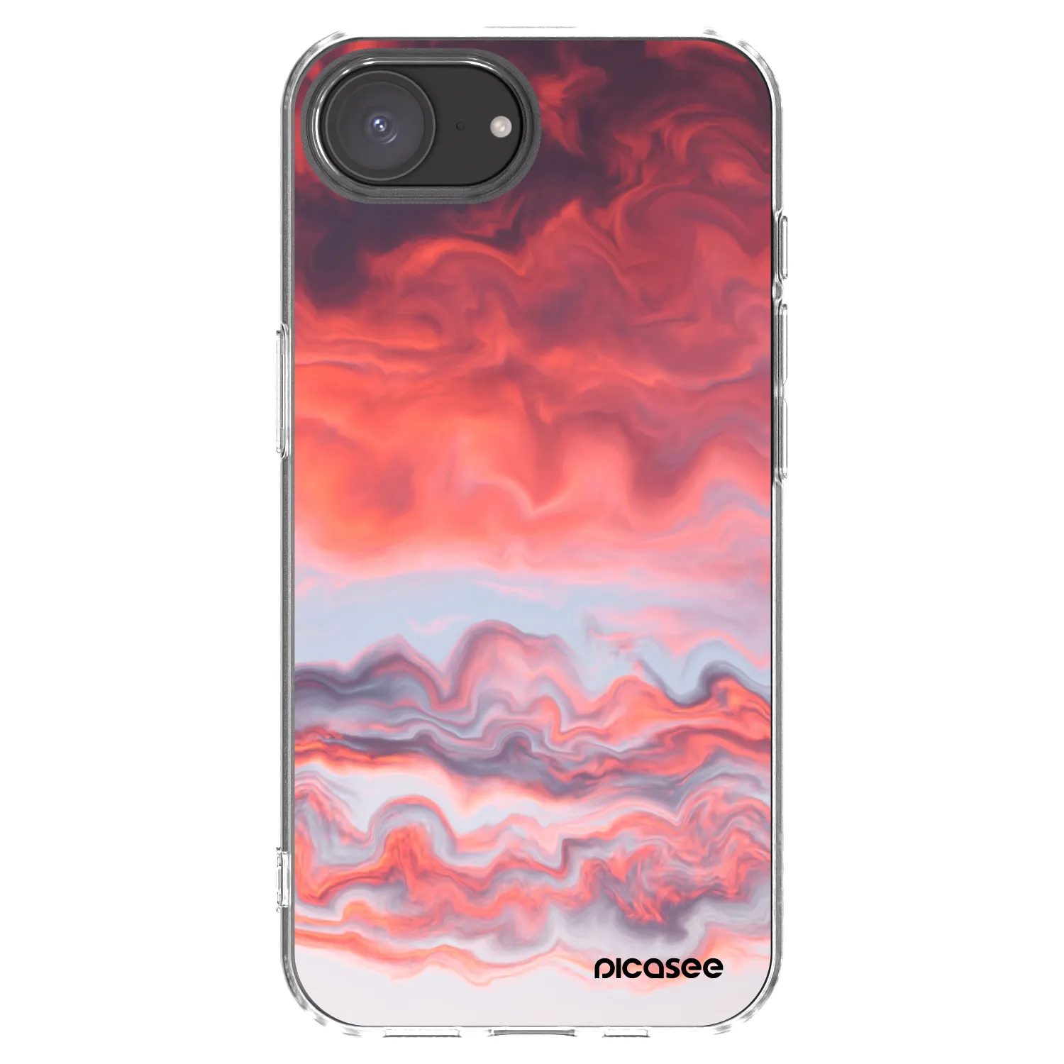 Picasee διαφανής θήκη σιλικόνης Apple iPhone 17e - Sunset