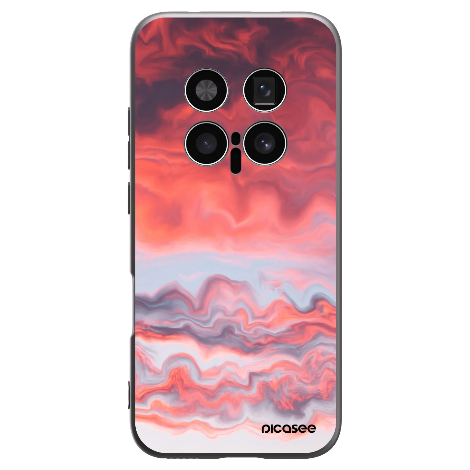 Picasee Μαύρη θήκη σιλικόνης για Honor Magic8 Pro 5G - Sunset