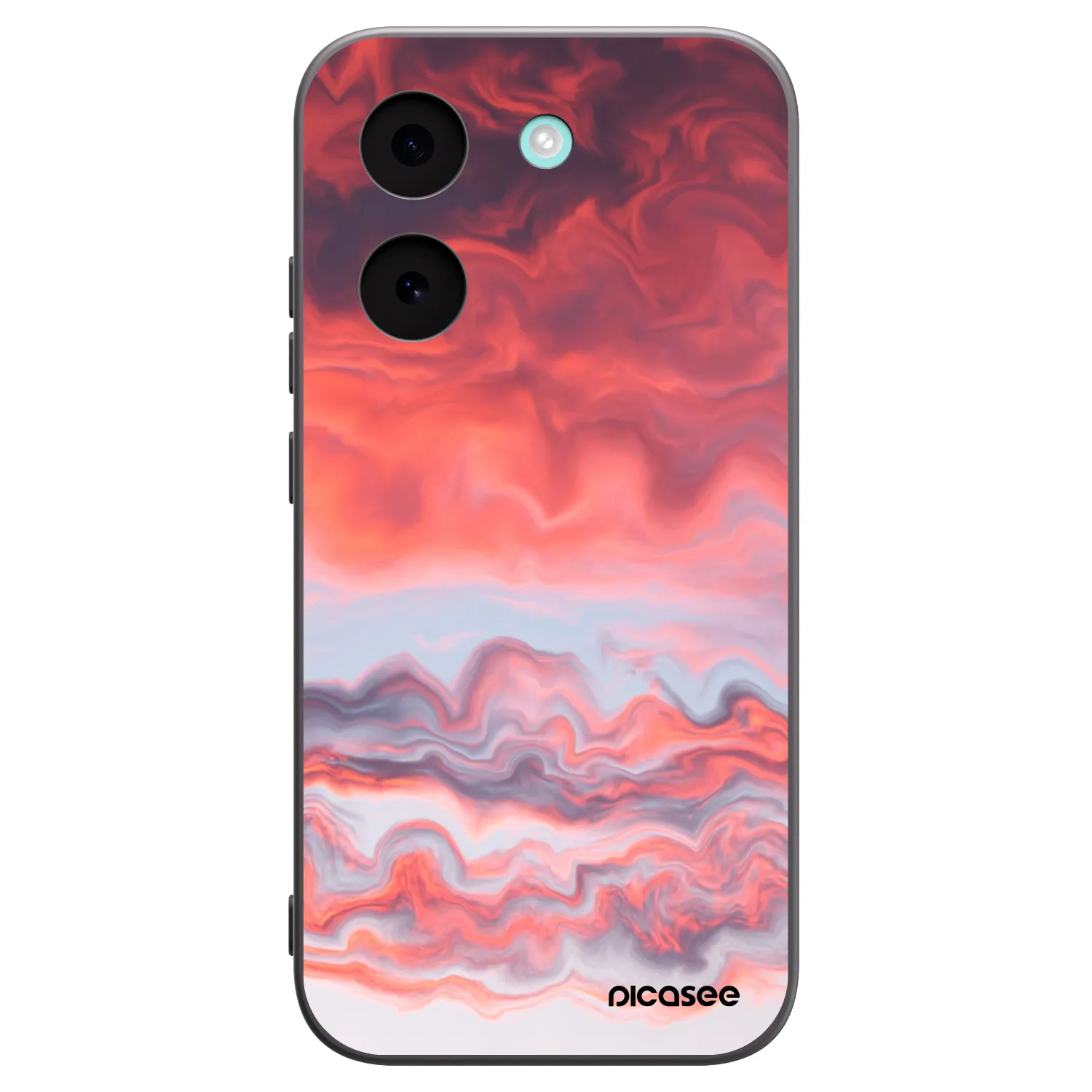 Picasee Μαύρη θήκη σιλικόνης για Xiaomi Poco X8 Pro - Sunset