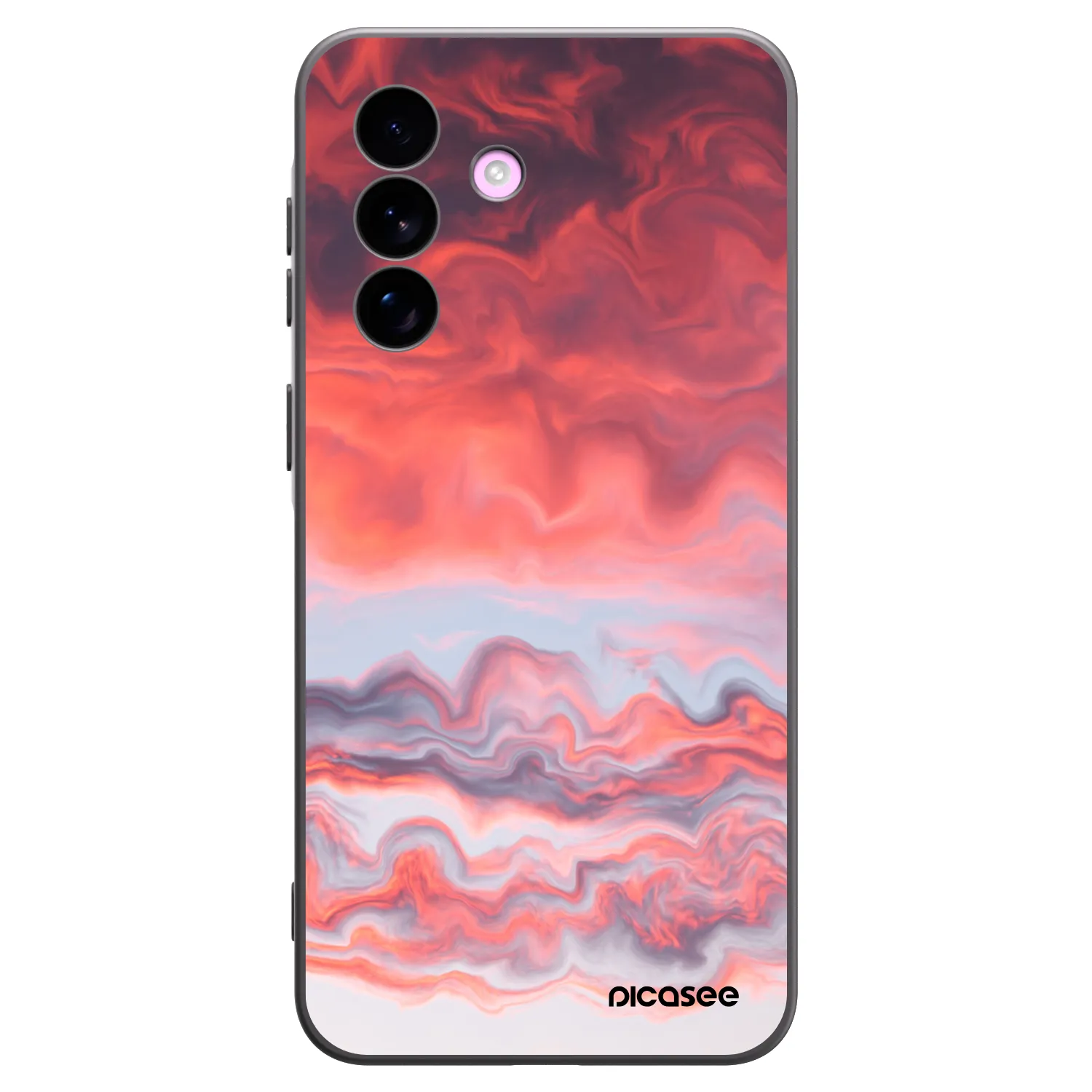 Picasee Μαύρη θήκη σιλικόνης για Samsung Galaxy A57 5G - Sunset