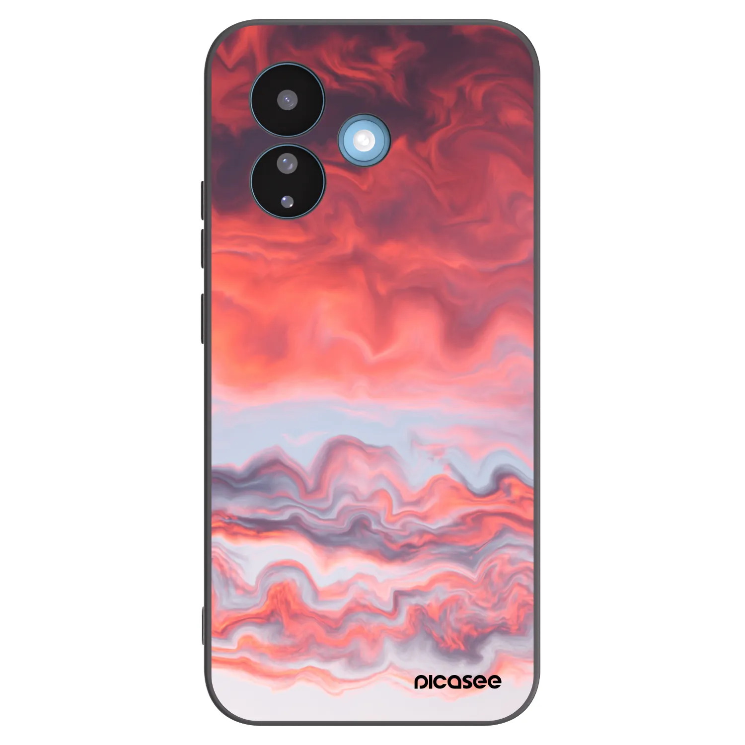 Picasee Μαύρη θήκη σιλικόνης για Xiaomi Redmi Note 17 Pro 5G - Sunset