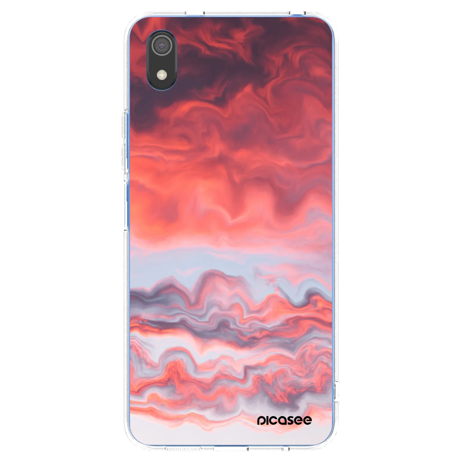Picasee διαφανής θήκη σιλικόνης Xiaomi Redmi 7A - Sunset