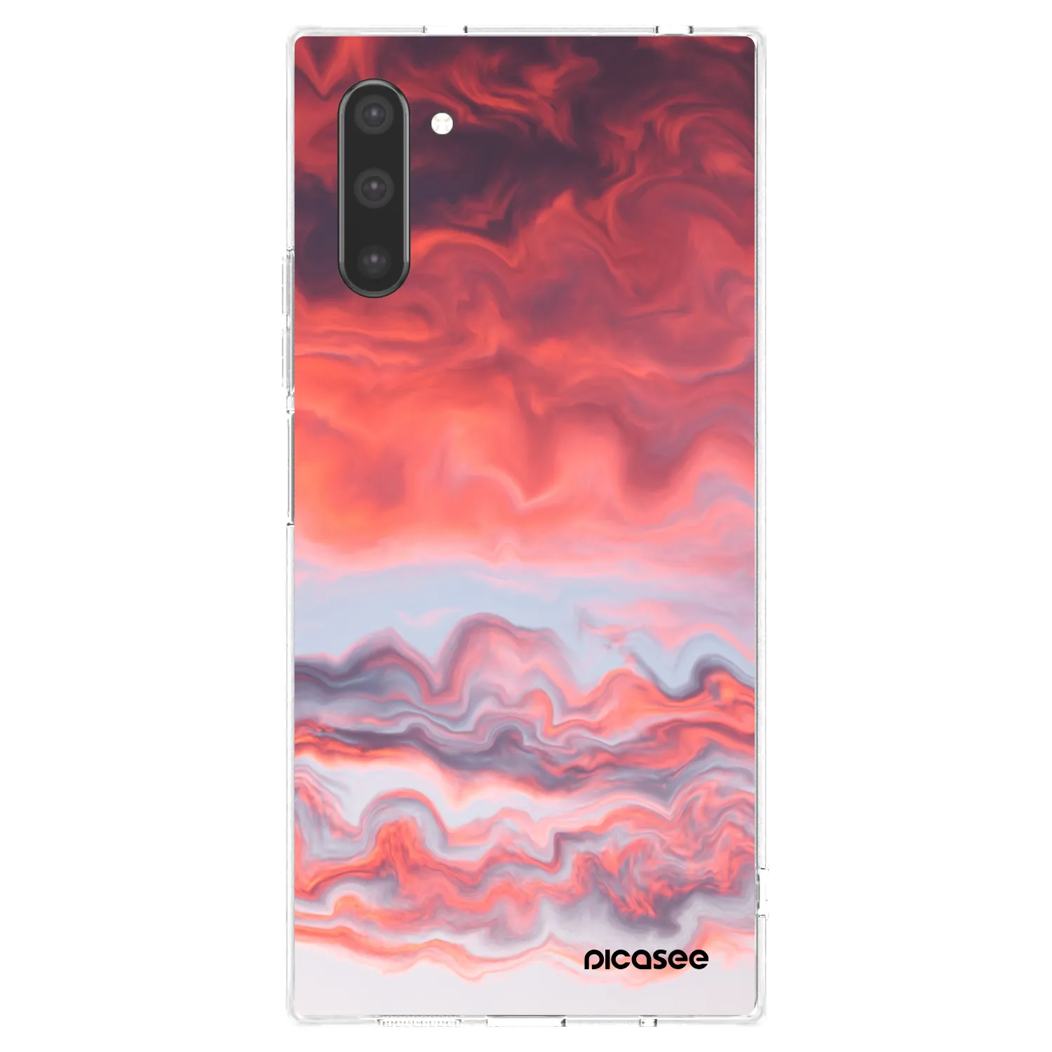 Picasee διαφανής θήκη σιλικόνης Samsung Galaxy Note 10 N970F - Sunset