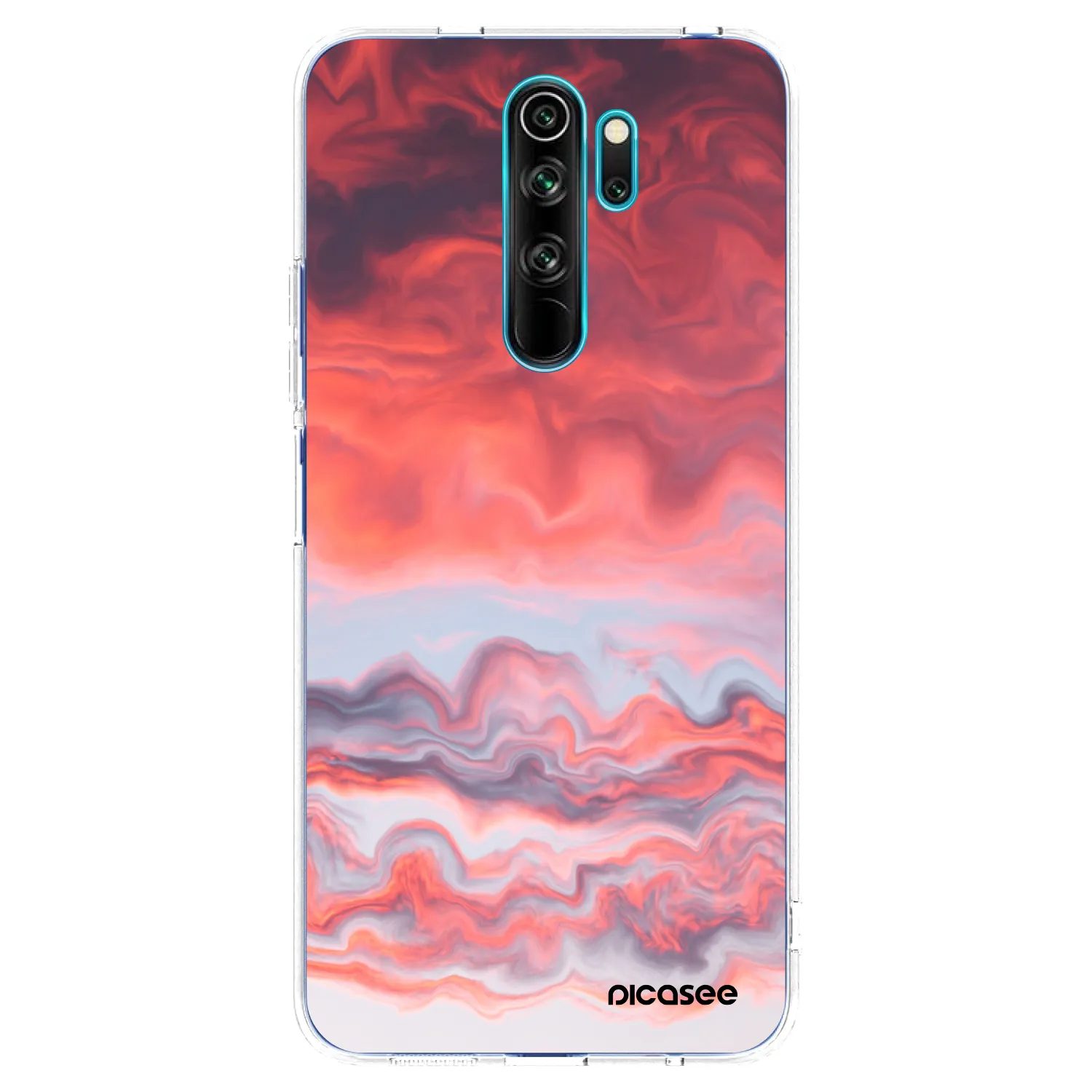 Picasee διαφανής θήκη σιλικόνης Xiaomi Redmi Note 8 Pro - Sunset