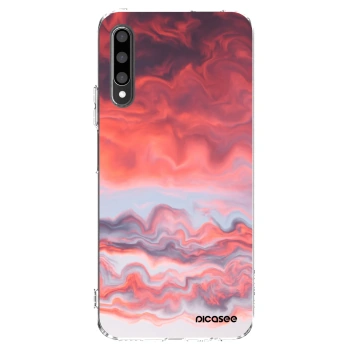 Picasee διαφανής θήκη σιλικόνης Honor 9X Pro - Sunset