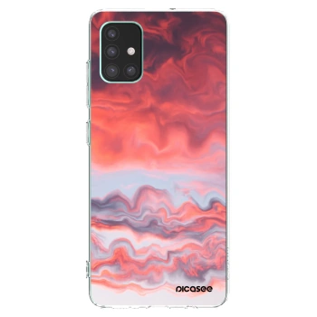 Picasee διαφανής θήκη σιλικόνης Samsung Galaxy M51 M515F - Sunset