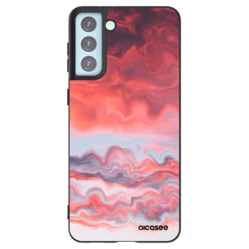 Picasee Μαύρη θήκη σιλικόνης για Samsung Galaxy S21+ 5G G996F - Sunset