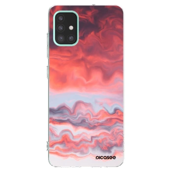 Picasee διαφανής θήκη σιλικόνης Samsung Galaxy M31s - Sunset