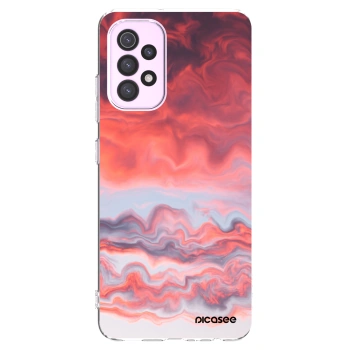 Picasee διαφανής θήκη σιλικόνης Samsung Galaxy A32 5G A326B - Sunset