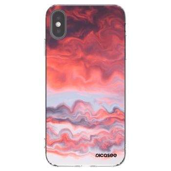 Picasee διαφανής θήκη σιλικόνης Apple iPhone XS Max - Sunset