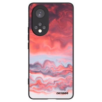 Picasee Μαύρη θήκη σιλικόνης για Honor 50 5G - Sunset