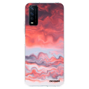 Picasee διαφανής θήκη σιλικόνης Vivo Y11s - Sunset