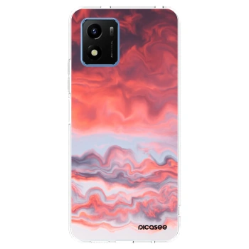 Picasee διαφανής θήκη σιλικόνης Vivo Y01 - Sunset
