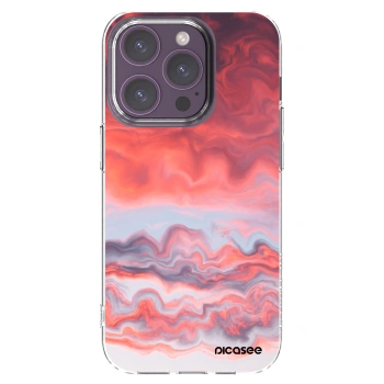Picasee διαφανής θήκη σιλικόνης Apple iPhone 14 Pro - Sunset