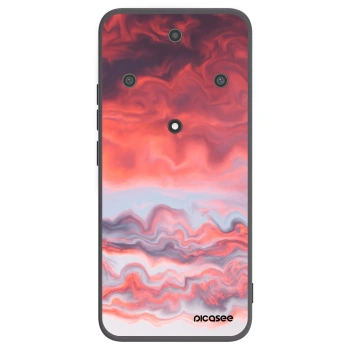 Picasee Μαύρη θήκη σιλικόνης για Honor Magic5 Lite 5G - Sunset