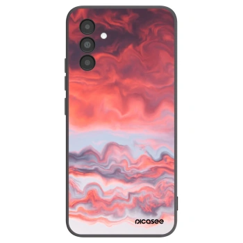 Picasee Μαύρη θήκη σιλικόνης για Samsung Galaxy A04s A047F - Sunset