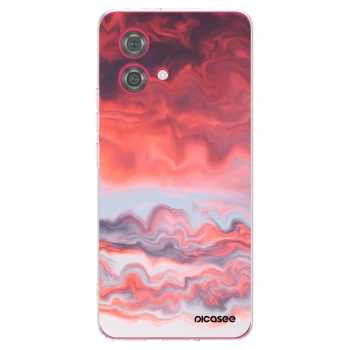 Picasee διαφανής θήκη σιλικόνης Motorola Moto G84 5G - Sunset