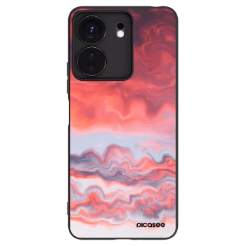 Picasee Μαύρη θήκη σιλικόνης για Xiaomi Redmi 13C 4G - Sunset