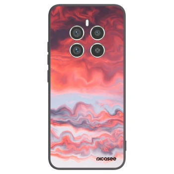 Picasee Μαύρη θήκη σιλικόνης για Realme 12 Pro 5G - Sunset
