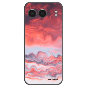 Picasee Μαύρη θήκη σιλικόνης για OnePlus Nord 4 - Sunset