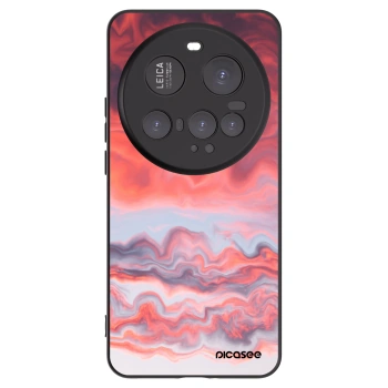 Picasee Μαύρη θήκη σιλικόνης για Xiaomi 15 Ultra - Sunset