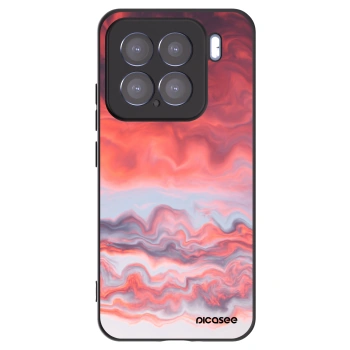 Picasee Μαύρη θήκη σιλικόνης για Xiaomi 15 - Sunset