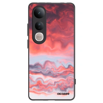 Picasee Μαύρη θήκη σιλικόνης για Vivo V50 Lite 5G - Sunset