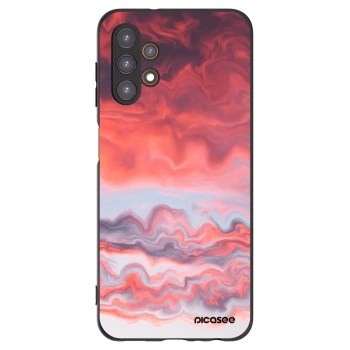 Picasee Μαύρη θήκη σιλικόνης για Samsung Galaxy A13 5G - Sunset