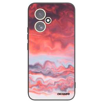Picasee Μαύρη θήκη σιλικόνης για Honor 400 5G - Sunset