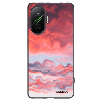 Picasee Μαύρη θήκη σιλικόνης για Xiaomi Poco F7 5G - Sunset