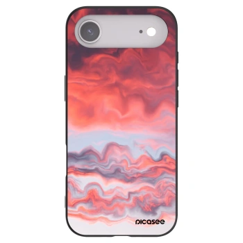 Picasee Μαύρη θήκη σιλικόνης για Apple iPhone Air - Sunset